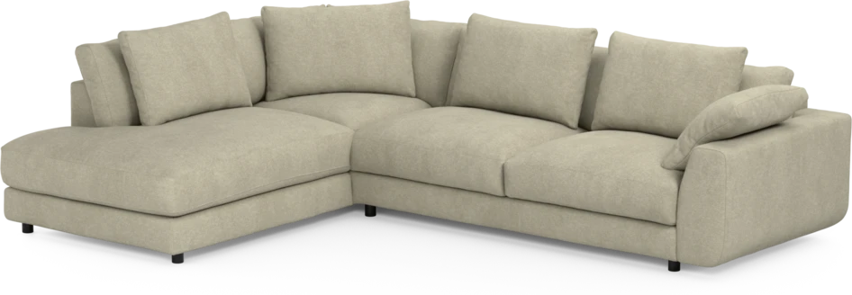 Amie - 3-sits med divan vänster - Beige