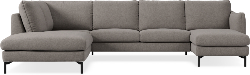 Madison Lux - 2-sits soffa med divan vänster och schäslong höger - Beige