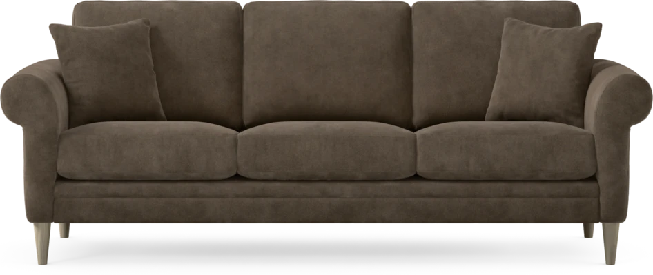 Eden - 3-sits soffa - Brun