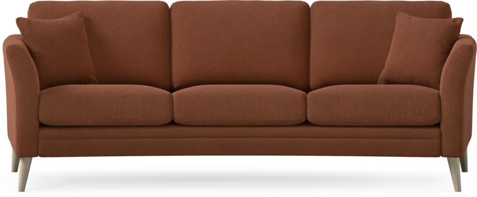 Eden - 3-sits soffa svängd - Orange