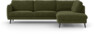 Madison Lux - 3-sits soffa med divan höger - Grön
