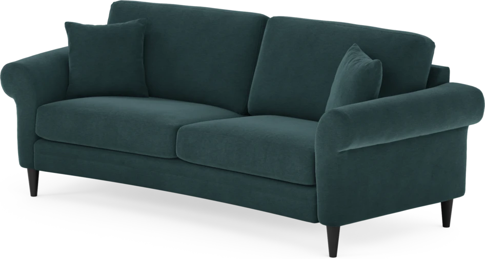 Eden - 2,5-sits soffa svängd - Blå