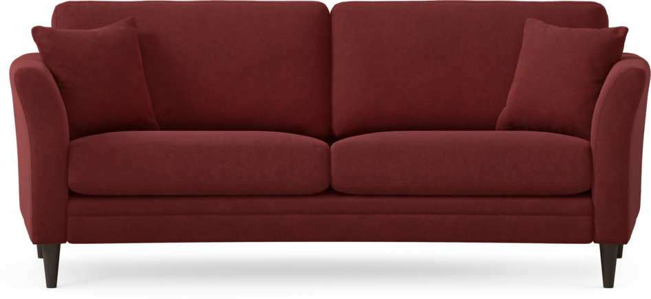 Eden - 2,5-sits soffa svängd - Röd