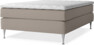 Delux Sense - Kontinentalsäng, enkelsäng 140 cm med bäddmadrass - Beige