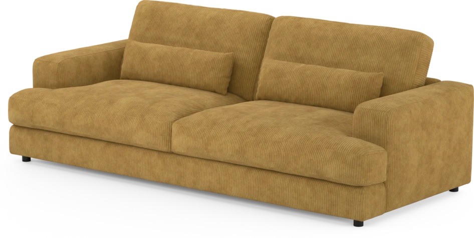 Noma - 4-sits soffa - Gul