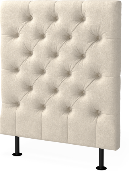 Cape pikerad - Sänggavel låg, , 90-210 cm - Beige