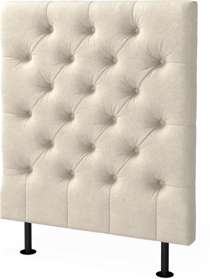 Cape pikerad - Sänggavel låg, , 90-210 cm - Beige