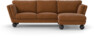 Madison - 2-sits soffa med schäslong höger - Orange