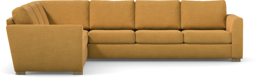 Friday - Hörnsoffa, 2+3-sits - Gul