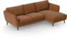 Madison - 2-sits soffa med schäslong höger - Orange