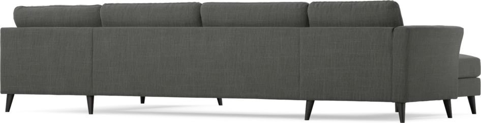 Bridge - 3-sits soffa med schäslong vänster och divan höger - Grå