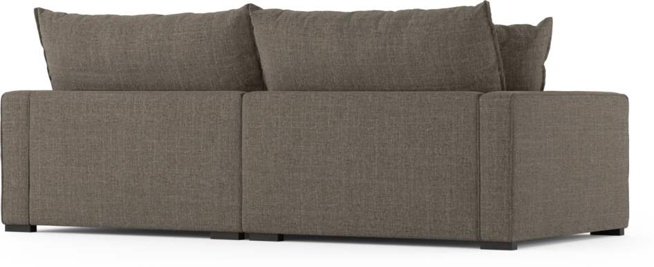 Rossi - 3-sits soffa, hel dyna - Brun