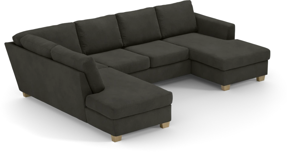 Friday - 3-sits soffa med divan vänster och schäslong höger - Grå