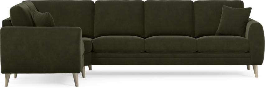 Eden - Hörnsoffa, 1+3-sits - Grön