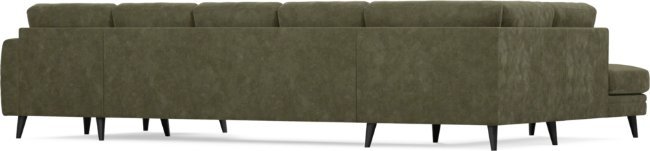 Eden - 3-sits soffa med divan vänster och schäslong höger - Grön