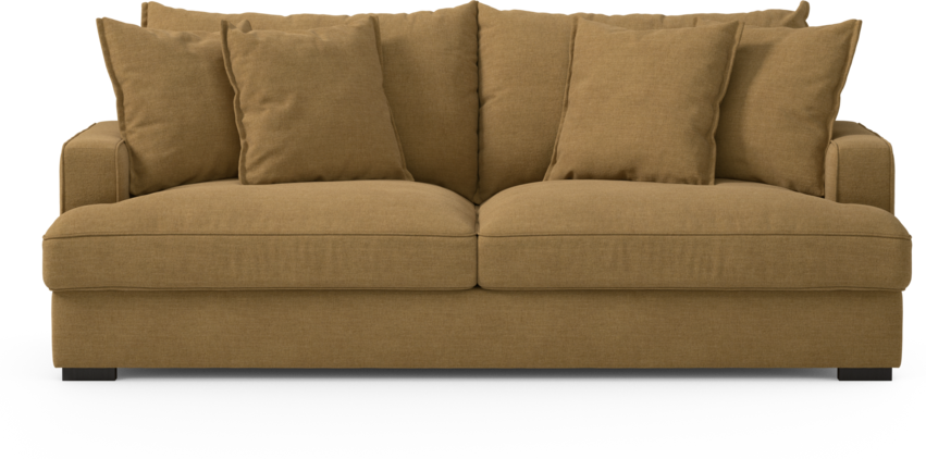 Mila - 3-sits soffa - Gul