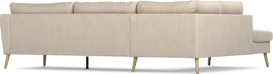 County - 2,5-sits soffa med divan vänster - Beige