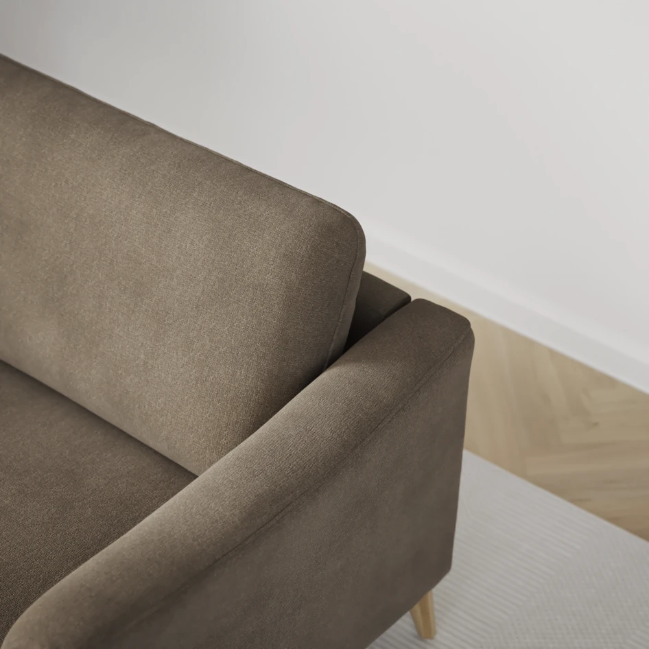 Bridge - 3-sits soffa med schäslong vänster och divan höger - Beige