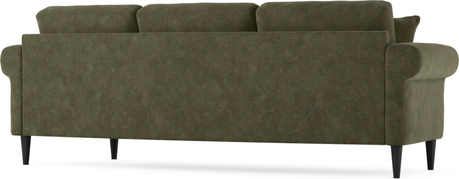 Eden - 3-sits soffa svängd - Grön