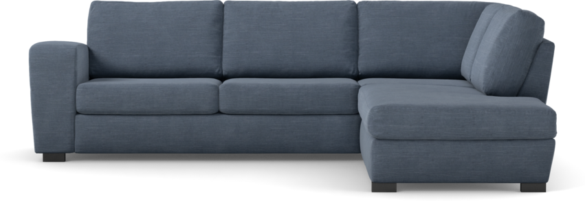 Friday - 2,5-sits soffa med divan höger - Blå