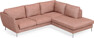 Madison - 2-sits soffa med divan höger - Röd