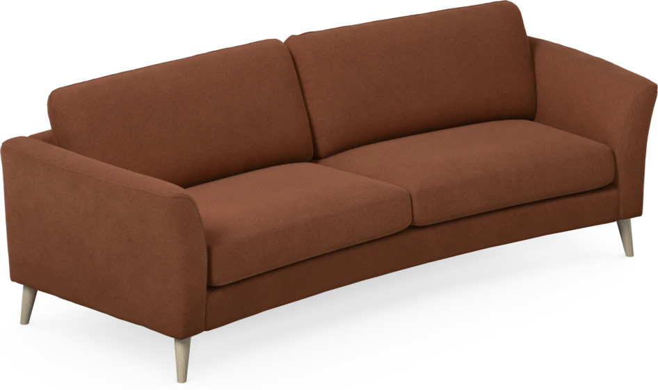 Bridge - 3-sits soffa svängd - Orange