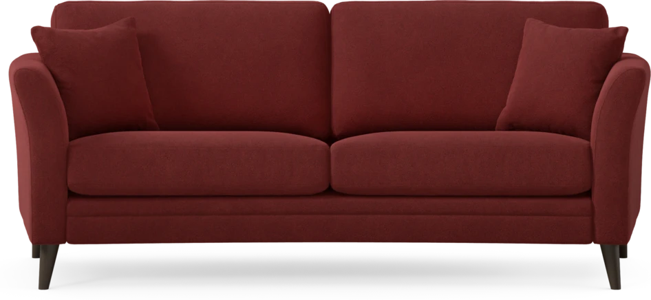 Eden - 2,5-sits soffa svängd - Röd