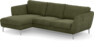 Madison Lux - 2-sits soffa med schäslong vänster - Grön