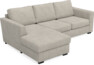 Friday - 3-sits soffa med schäslong vänster - Beige