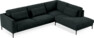 Willow - 3-sits soffa med divan höger, fast klädsel - Blå