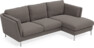 Madison Lux - 2-sits soffa med schäslong höger - Brun
