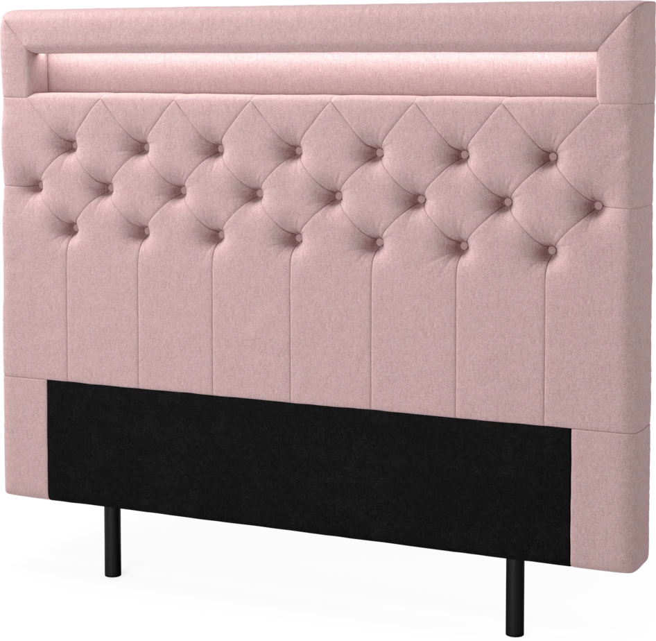 New York led - Sänggavel, 90-210 cm - Rosa