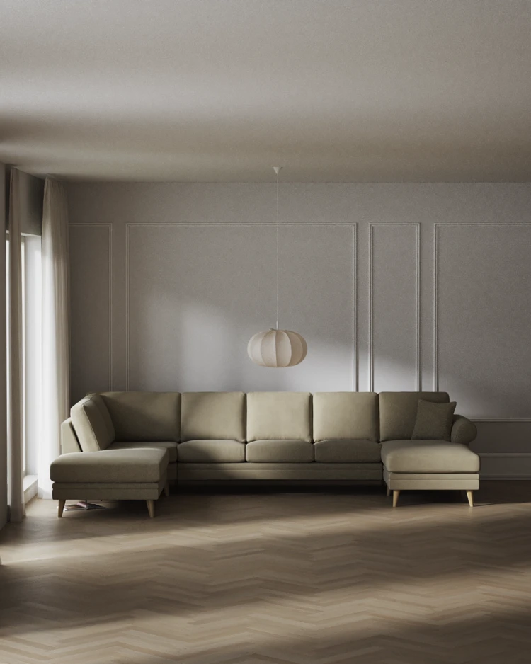 Eden - 3-sits soffa med divan vänster och schäslong höger - inspiration