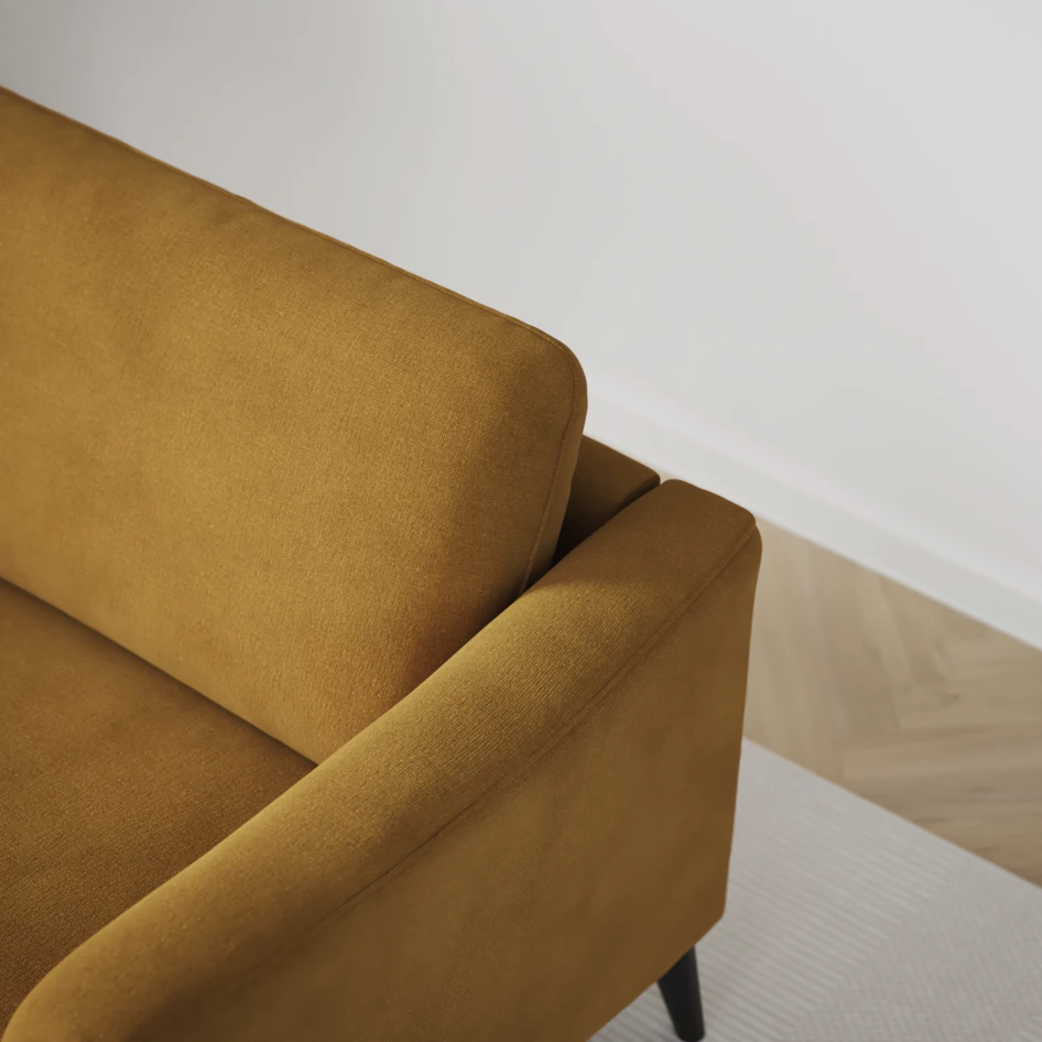 Bridge - 4-sits soffa - Gul