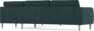 Bridge - Hörnsoffa, 3+2-sits - Blå