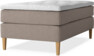 Delux Dream - Kontinentalsäng, enkelsäng med bäddmadrass - Beige