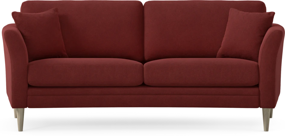 Eden - 2,5-sits soffa svängd - Röd
