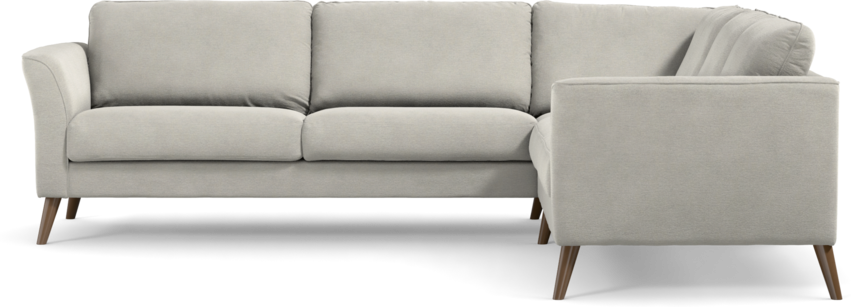 Bridge - Hörnsoffa, 3+2-sits - Grå