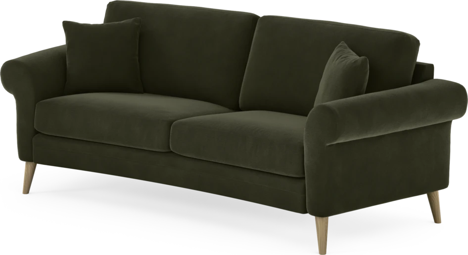 Eden - 2,5-sits soffa svängd - Grön