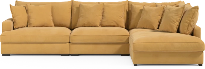 Rossi, 3-sits soffa med divan höger