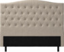 Delux Välvd - Sänggavel, 90-210 cm - Beige