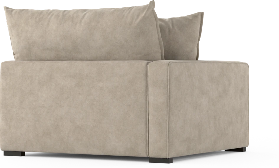 Rossi - 1,5-sits med armstöd vänster - Beige