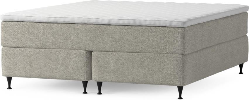 Delux Exclusive - Kontinentalsäng, dubbelsäng med bäddmadrass och sängben