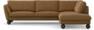 Madison Lux - 3-sits soffa med divan höger - Brun