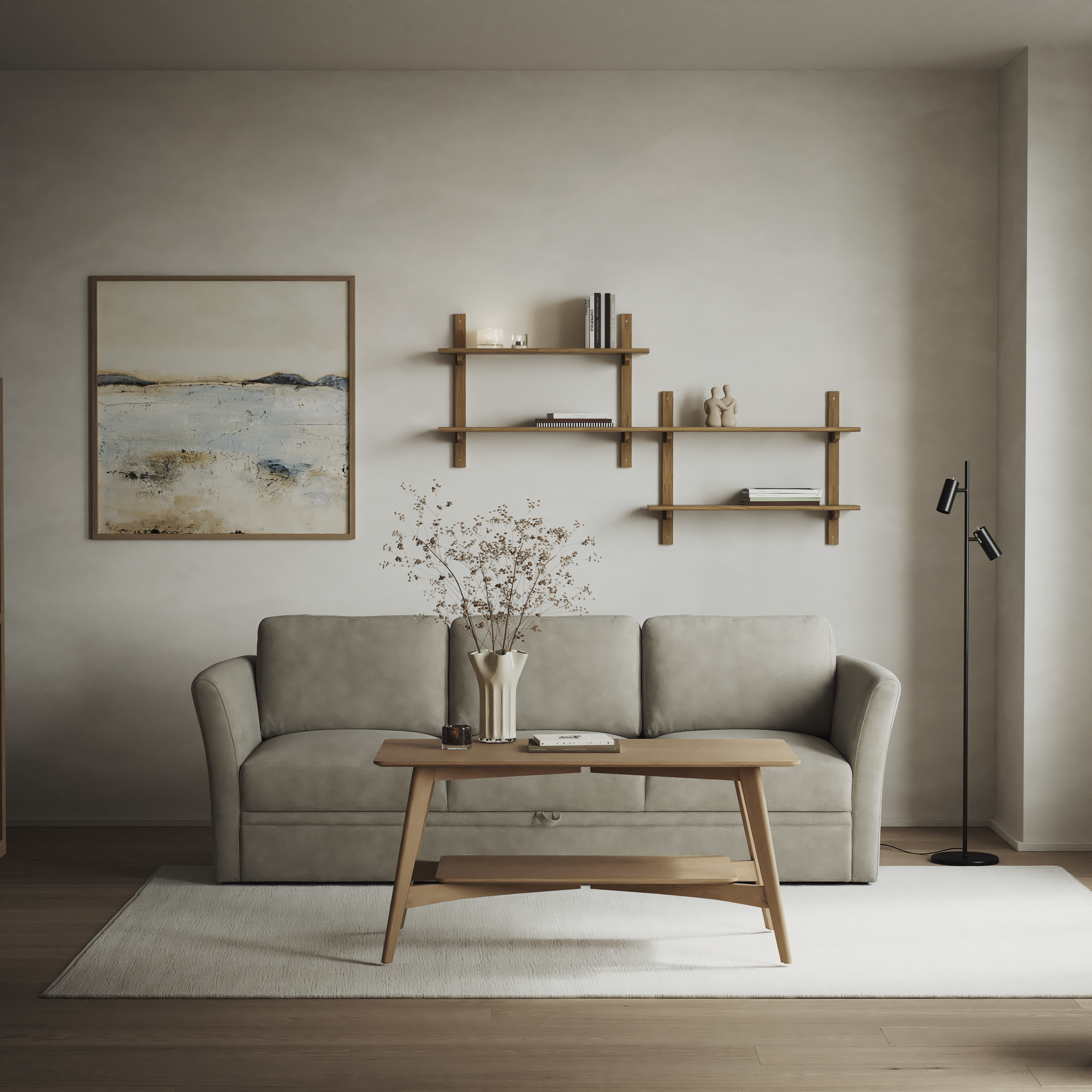 Öland - Bäddsoffa 3-sits, längsbäddad - inspiration