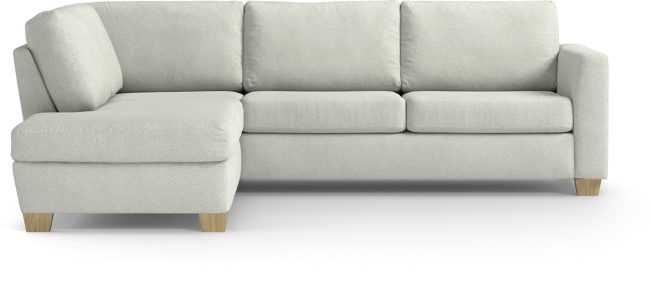 Friday - 2,5-sits soffa med divan vänster - Vit