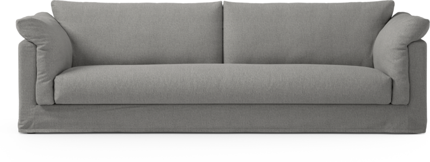 Cherrie Klädsel - Klädsel till 4-sits soffa, hel dyna - Grå