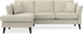 Eden - 2-sits soffa med schäslong - Beige