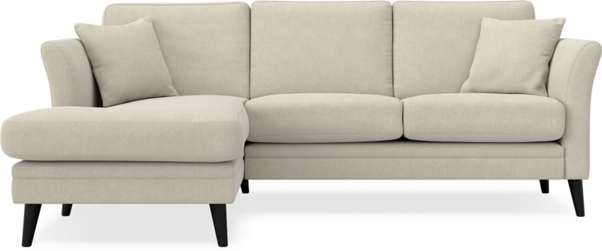 Eden - 2-sits soffa med schäslong - Beige