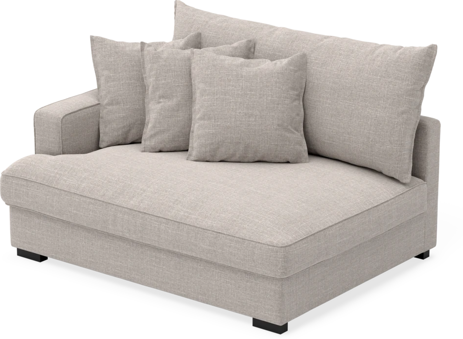 Rossi - 2-sits med armstöd vänster - Beige